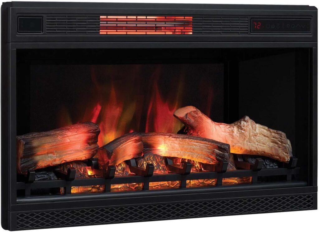 best rated electric fireplace, ClassicFlame 3D Electric Fireplace