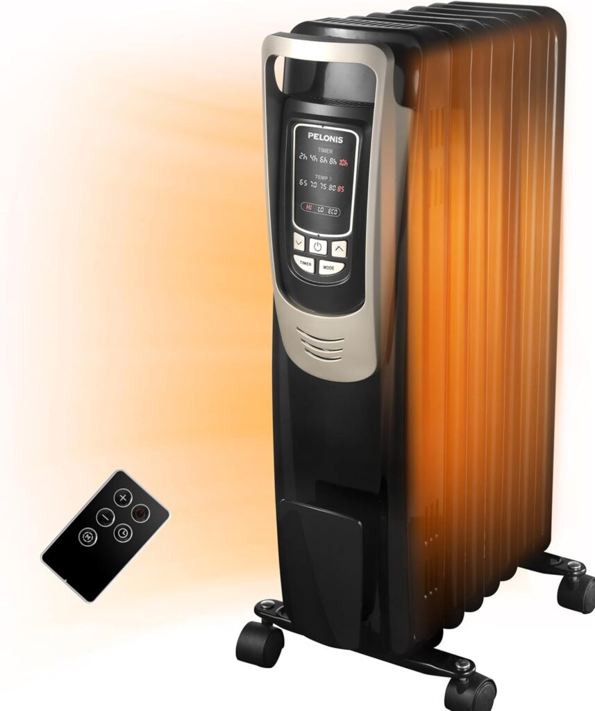 electric patio heater, PELONIS Oil Filled Radiator Heater