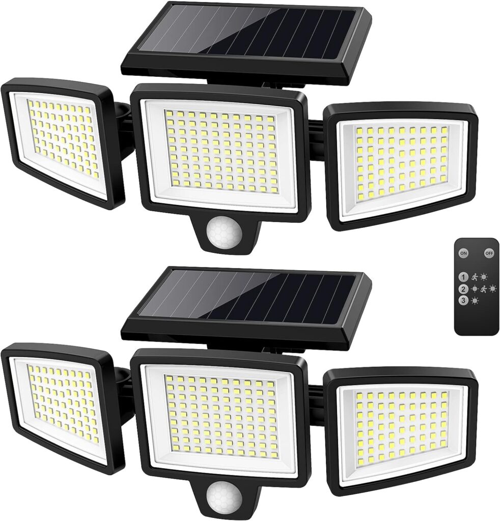 Best Outdoor Solar Lights, the best outdoor solar lights, best solar flood lights with motion sensor