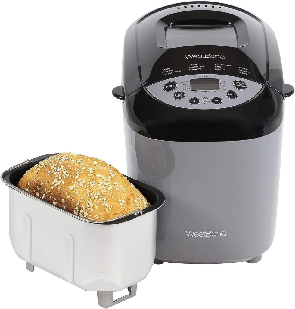 best bread machine for beginners, West Bend Hi-Rise Bread Maker