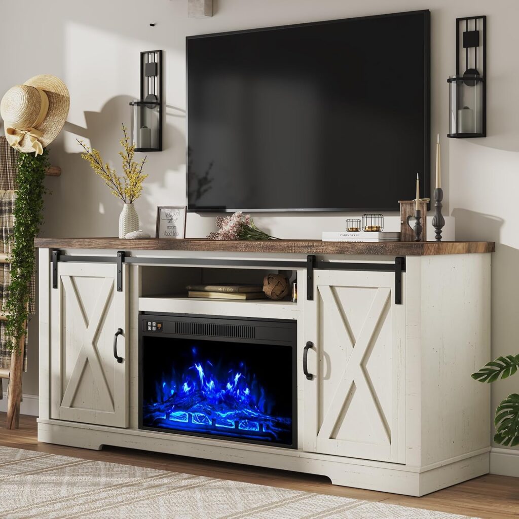 best electric fireplace tv stand