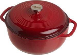 Best Dutch Oven, best dutch oven for bread, Lodge 6 Quart Enameled Cast Iron Dutch Oven