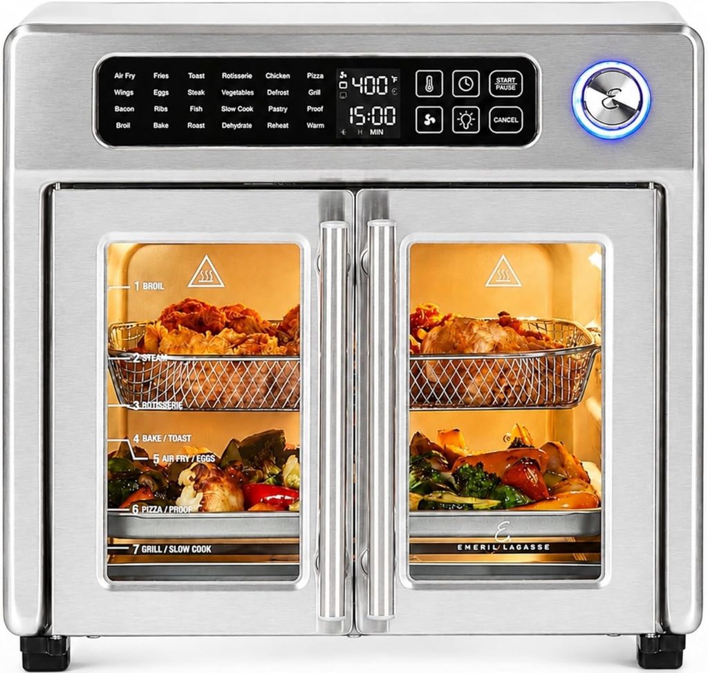 The Best Air Fryer Toaster Oven — Emeril 4-00675-02X-VN Air Fryer Toaster Oven with a versatile design and convenient cooking functions for everyday meals.