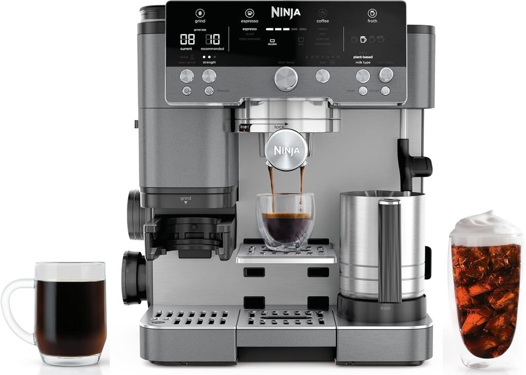 The Best Drip Coffee Maker — Ninja Luxe Café Premier coffee machine featuring a premium countertop design and versatile brewing capabilities for preparing café-style drinks at home.