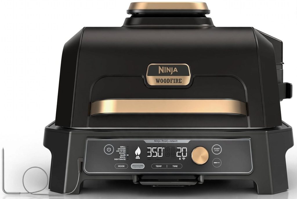 The Best Electric Grill — Ninja OG951BK1 Electric Grill featuring a sturdy outdoor cooking design for grilling meats, vegetables, and family-favorite meals.