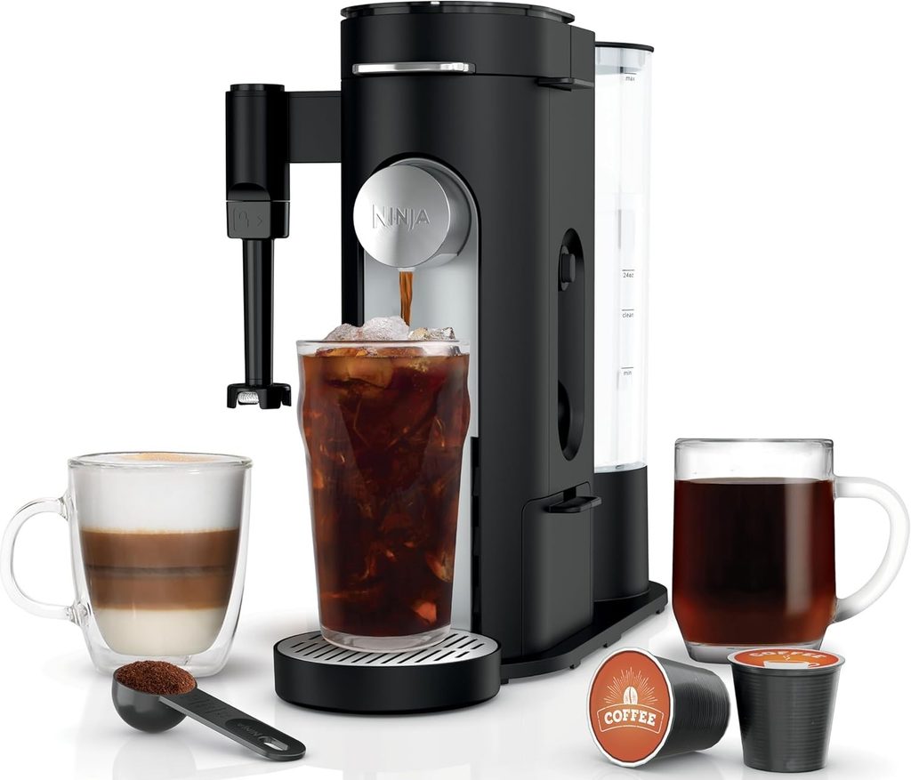 The Best Single Serve Coffee Maker — Ninja PB051 Coffee Maker with a sleek, compact design for brewing convenient single-serve coffee at home.